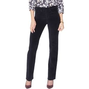 NYDJ Marilyn Velveteen Straight Leg Pants